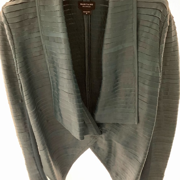 Marciano Shayna Draped Leather Jacket - Picture 2 of 4